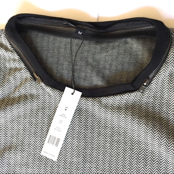 🖤NWT🖤 W118 by Walter Baker Black & White Top - Picture 8 of 8